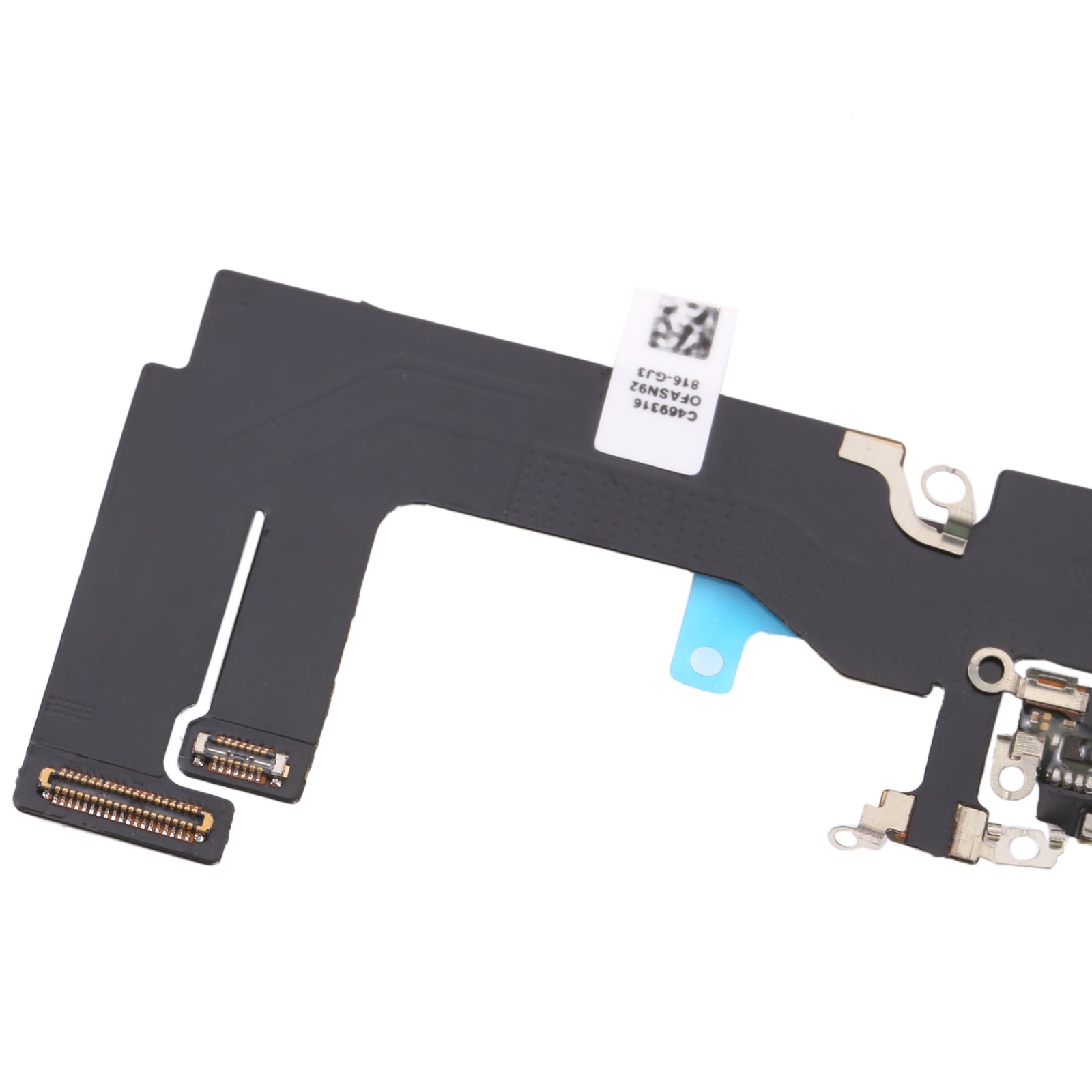 For Apple iPhone 13 Mini Charging Port Flex Cable Replacement - Black-www.firsthelptech.ie