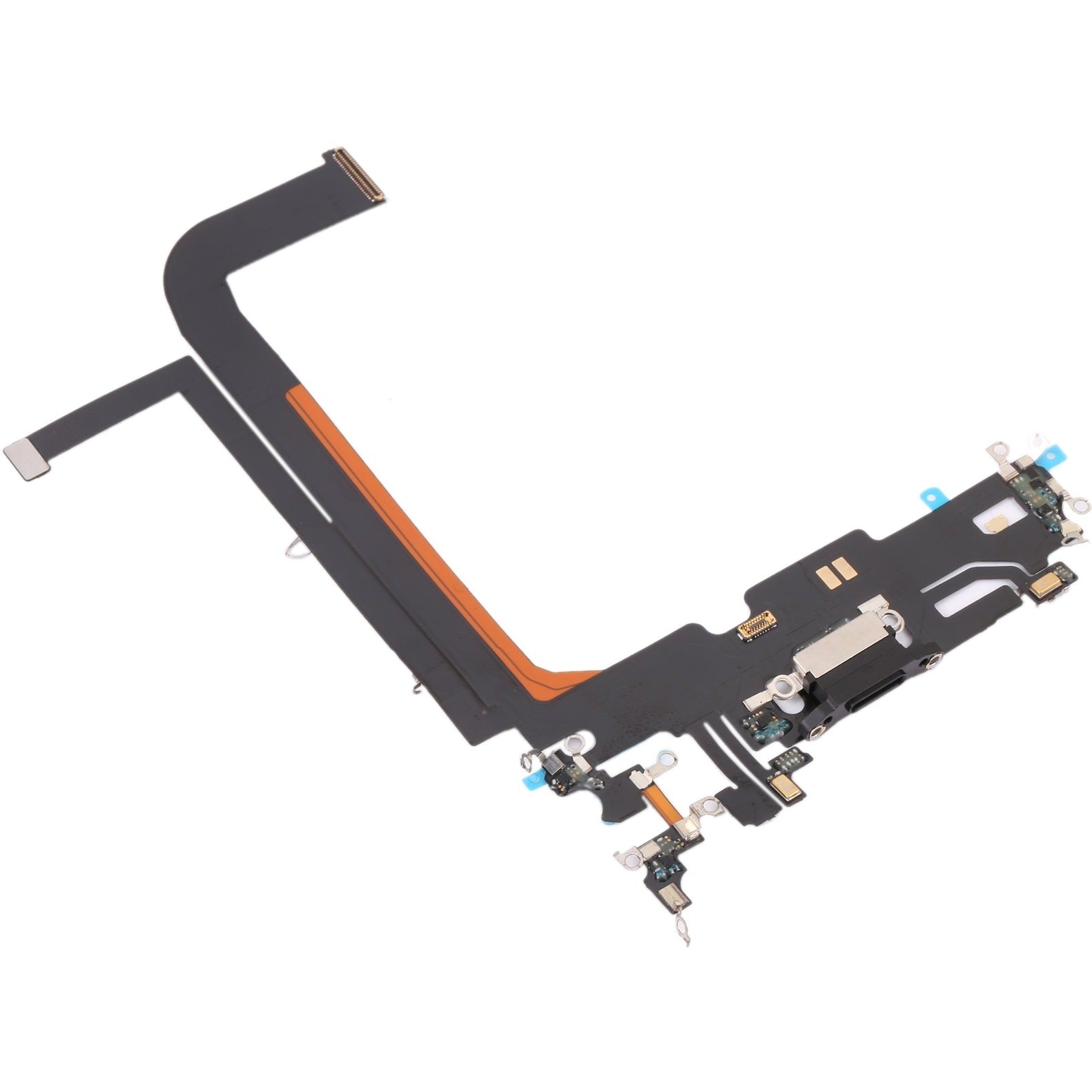 For Apple iPhone 13 Pro Max Charging Port Flex Cable Replacement - Black-www.firsthelptech.ie