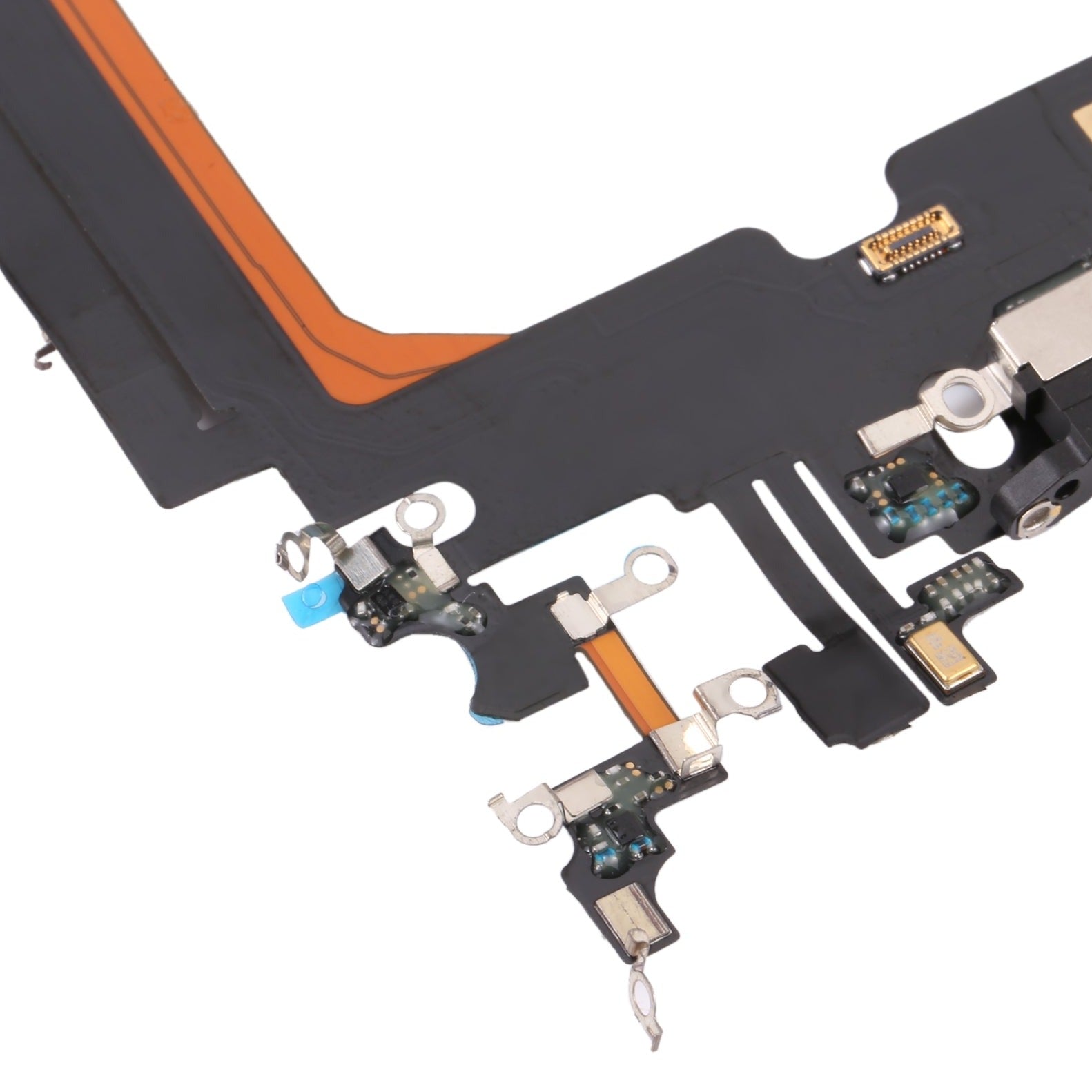 For Apple iPhone 13 Pro Max Charging Port Flex Cable Replacement - Black-www.firsthelptech.ie