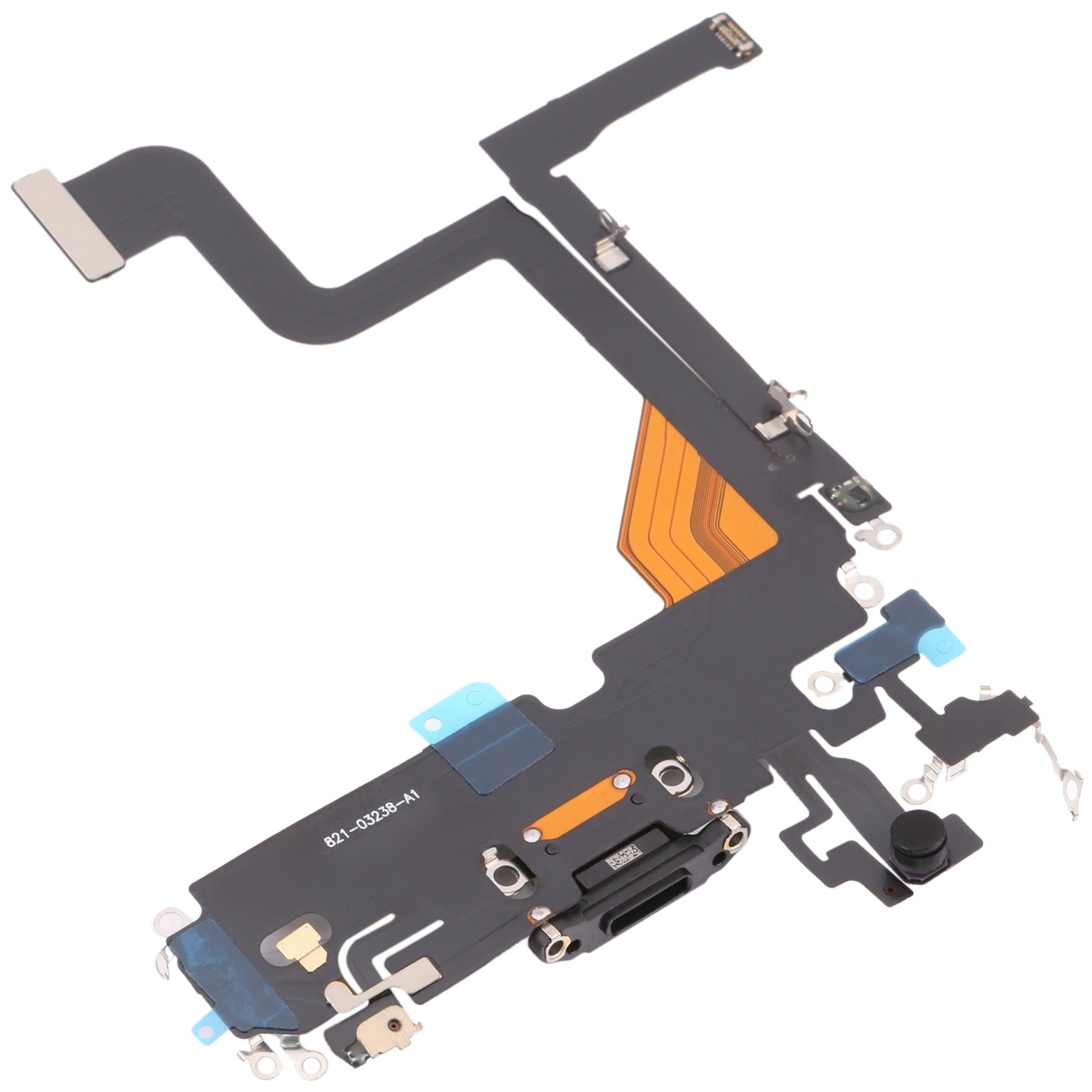 For Apple iPhone 13 Pro Charging Port Flex Cable Replacement - Black-www.firsthelptech.ie