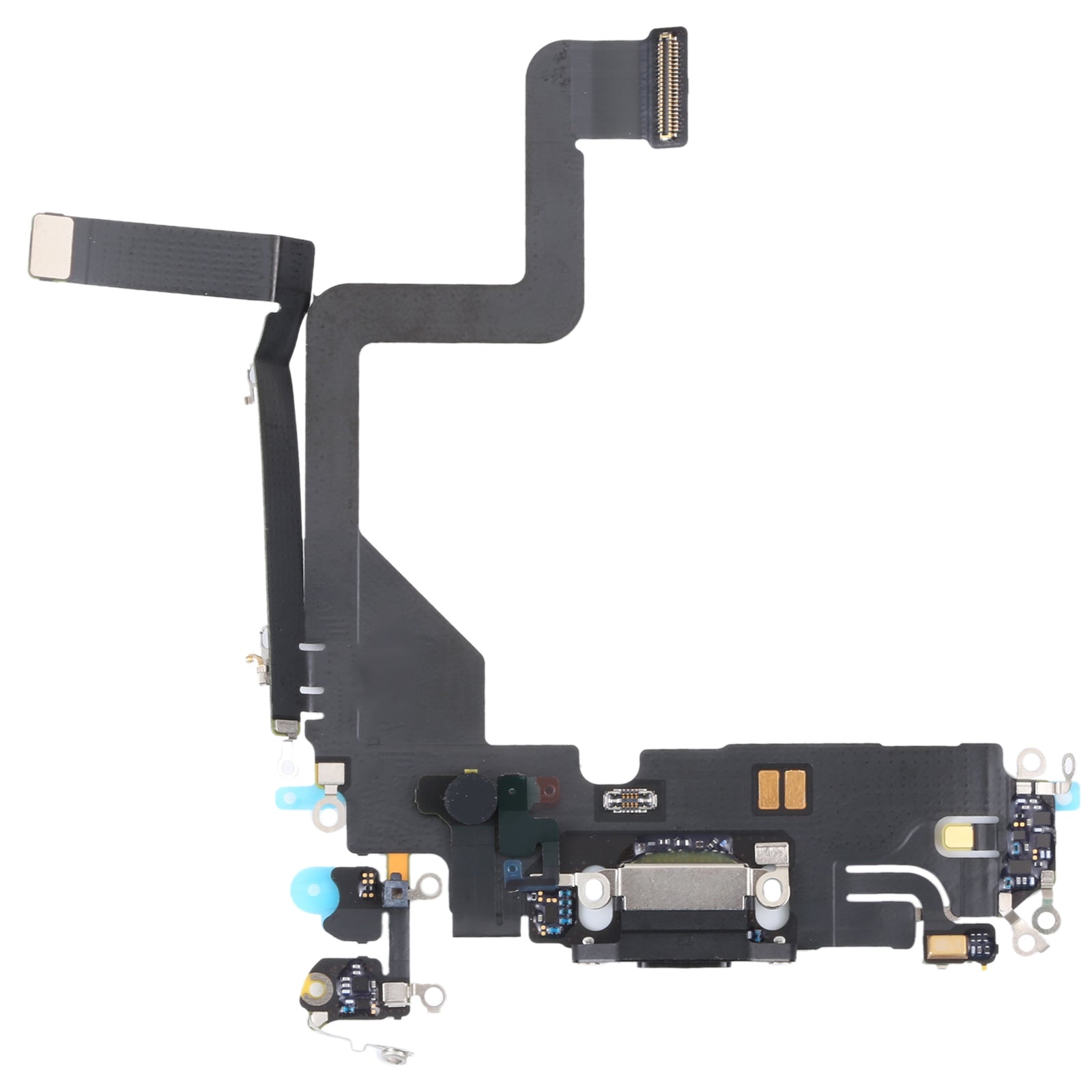 For Apple iPhone 14 Pro Charging Port Flex Cable Replacement - Black-www.firsthelptech.ie