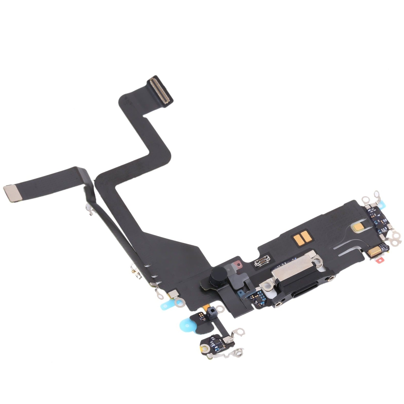 For Apple iPhone 14 Pro Charging Port Flex Cable Replacement - Black-www.firsthelptech.ie