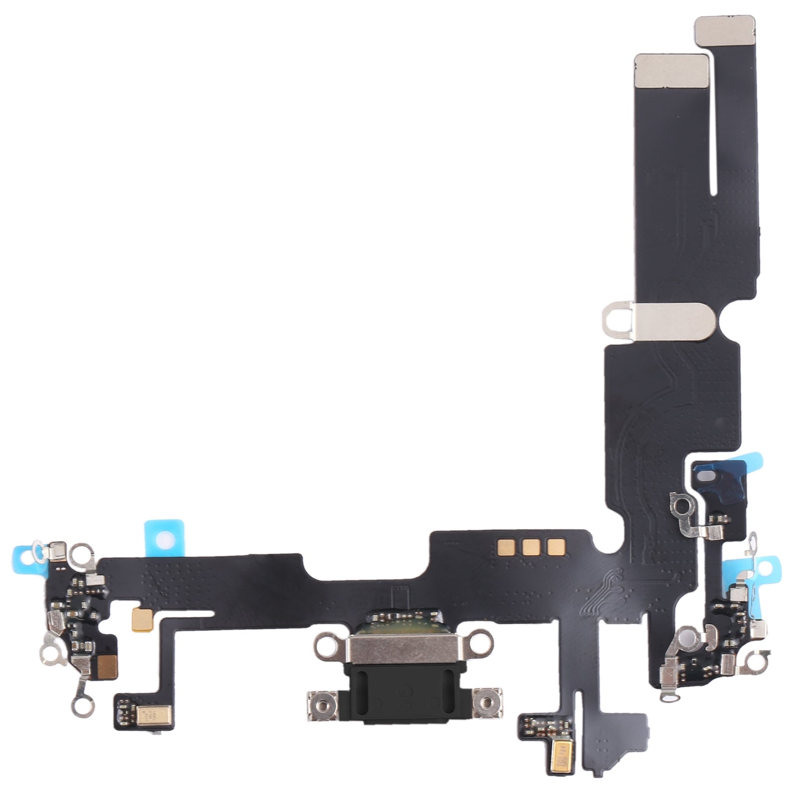 For Apple iPhone 14 Plus Charging Port Flex Cable Replacement - Black-www.firsthelptech.ie