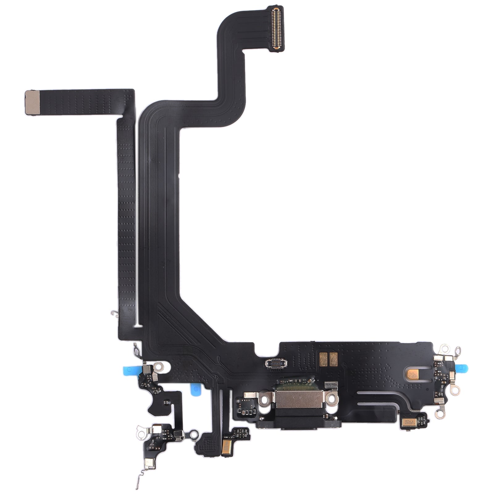 For Apple iPhone 14 Pro Max Charging Port Flex Cable Replacement - Black-www.firsthelptech.ie