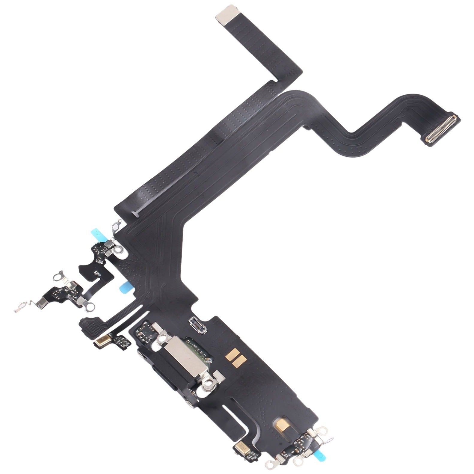 For Apple iPhone 14 Pro Max Charging Port Flex Cable Replacement - Black-www.firsthelptech.ie