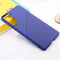 For Apple iPhone 12/12 Pro Ultra Slim Carbon Fiber Hard Case Blue & Black