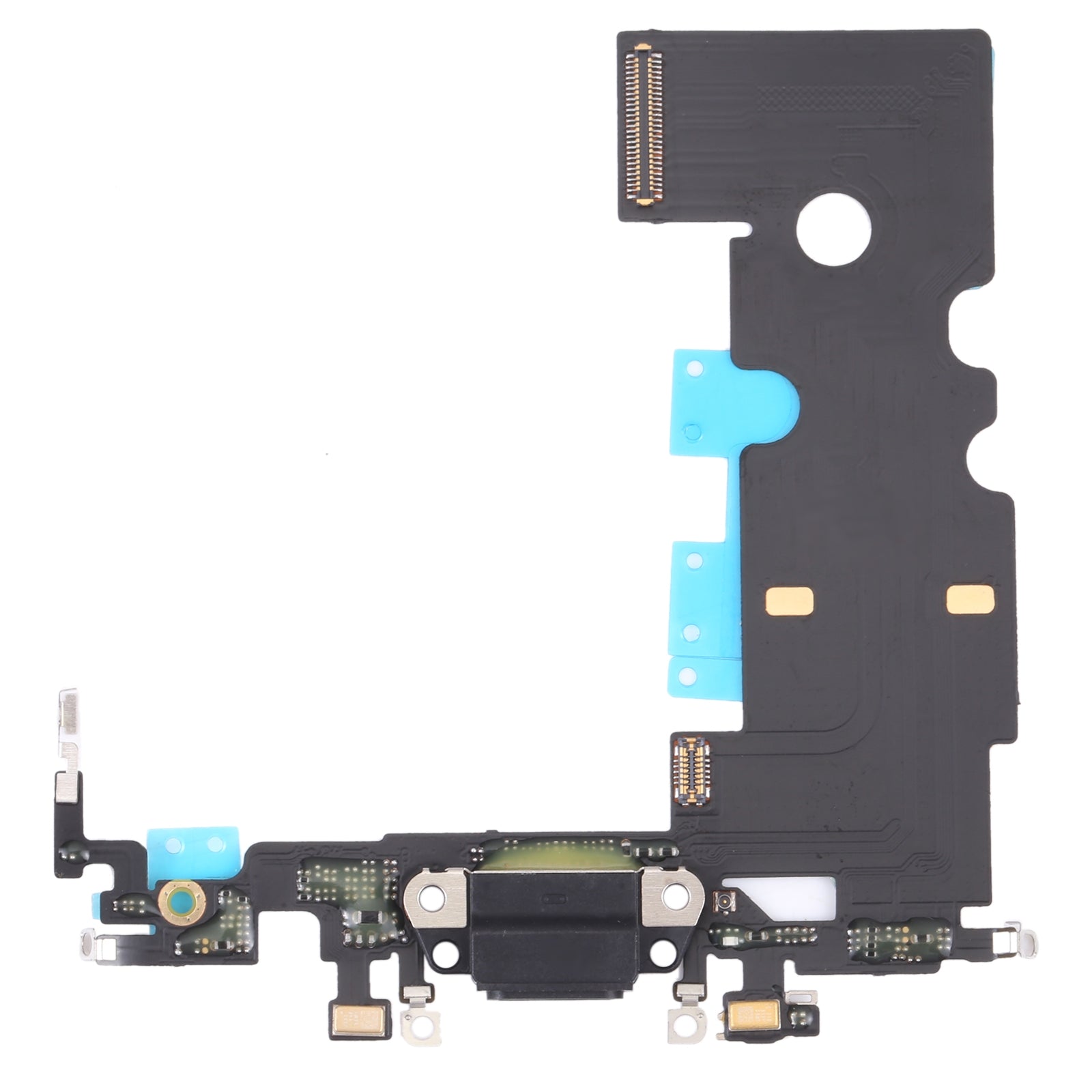 For Apple iPhone SE 3rd 2023 Charging Port Flex Cable Replacement - Black-www.firsthelptech.ie