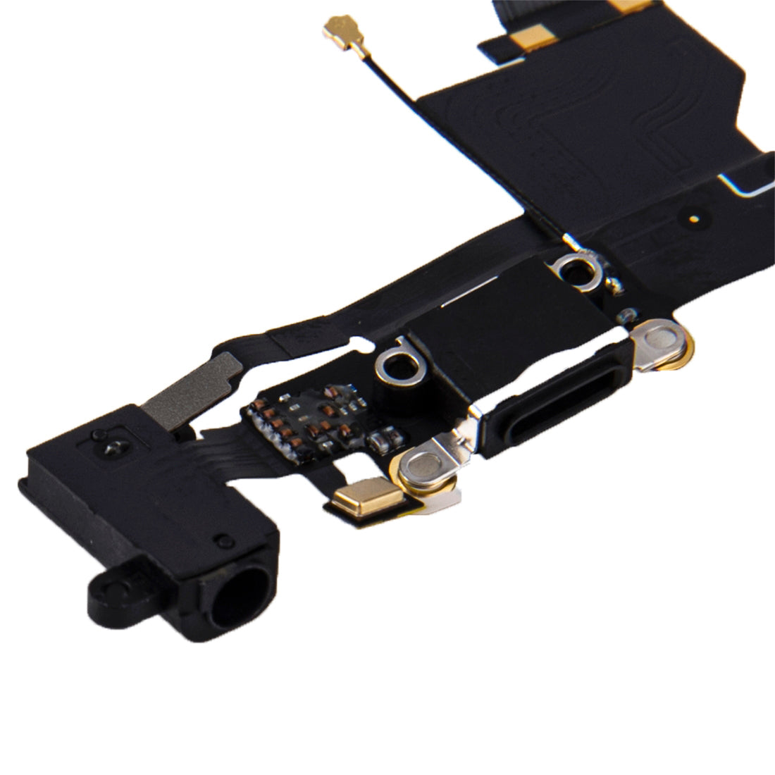 For Apple iPhone SE 2016 Replacement Charging Port / Headphone Jack Flex Cable - Black