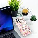 For Apple iPhone XR Premium Marble Case Triangle