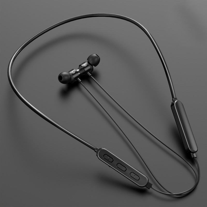 Bluetooth 5.1 Wire Neck-mounted Bluetooth Sports Earphone with Magnetic Function-www.firsthelptech.ie