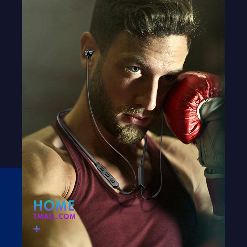 Bluetooth 5.1 Wire Neck-mounted Bluetooth Sports Earphone with Magnetic Function-www.firsthelptech.ie