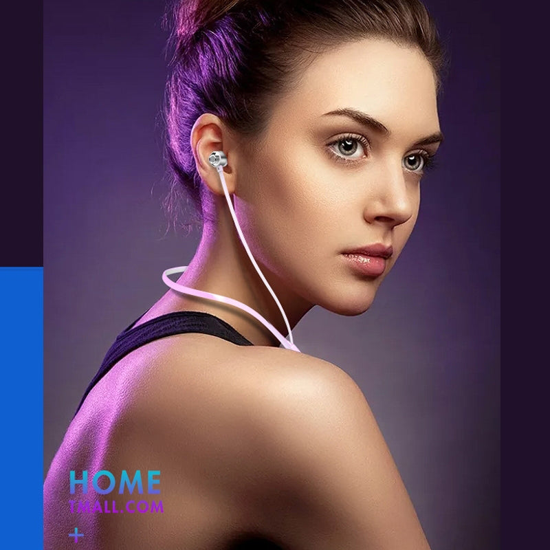 Bluetooth 5.1 Wire Neck-mounted Bluetooth Sports Earphone with Magnetic Function-www.firsthelptech.ie