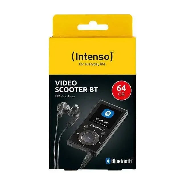 Intenso MP3 Videoplayer 64GB Video Scooter BT 1,8" Black
