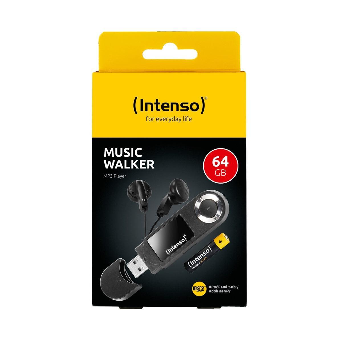 Intenso Music Walker MP3 Player - 64GB Black
