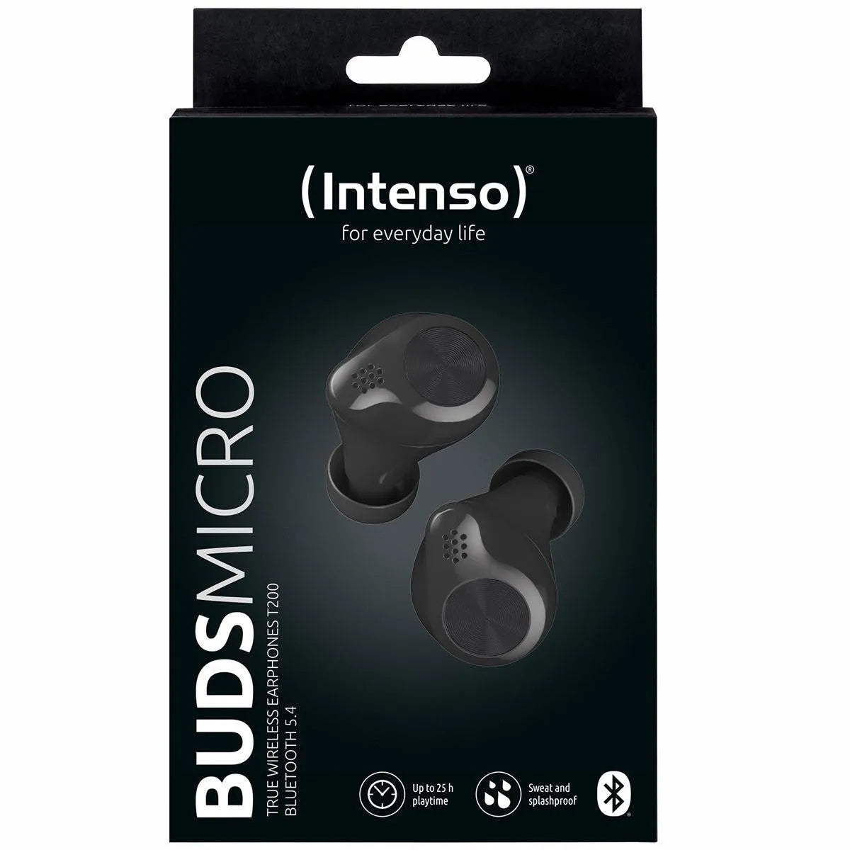Intenso TWS Earphone Buds Micro T200 BT 5.4 Music & Gaming Mode Black
