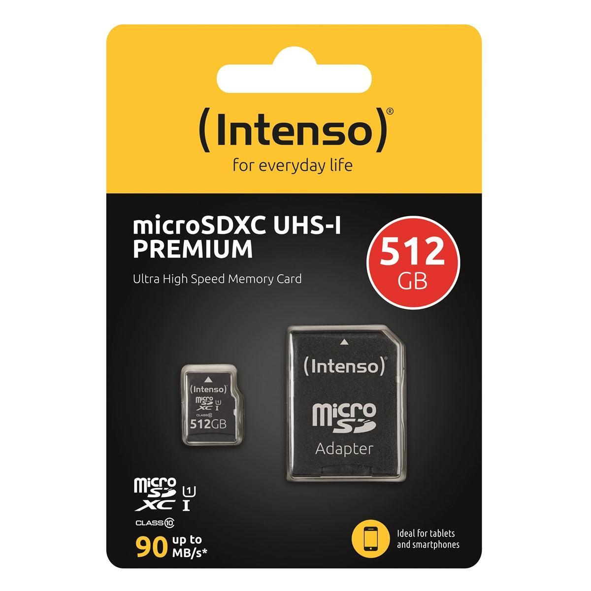 Intenso UHS-I Premium Micro SD SDHC 512GB