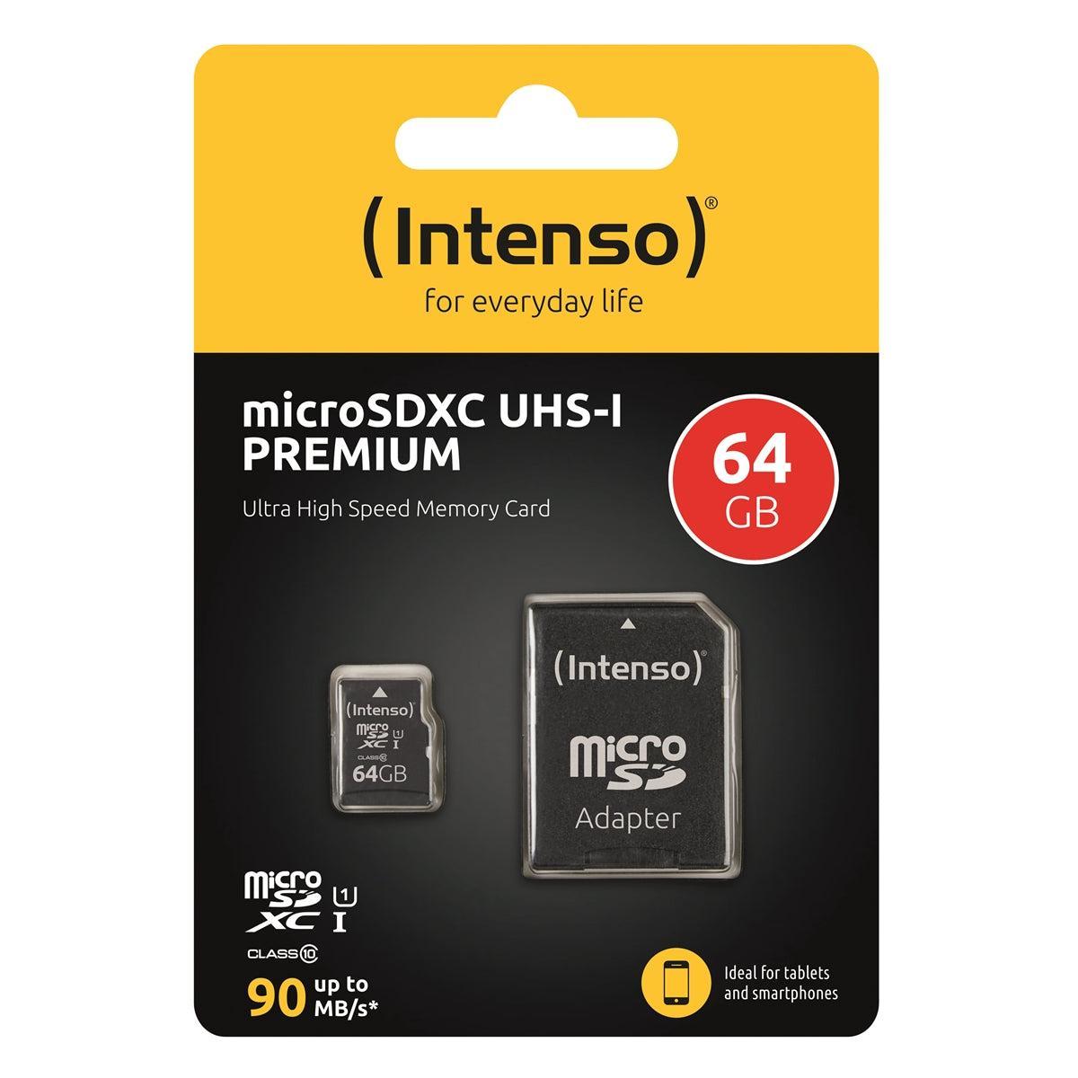 Intenso UHS-I Premium Micro SD SDHC 64GB