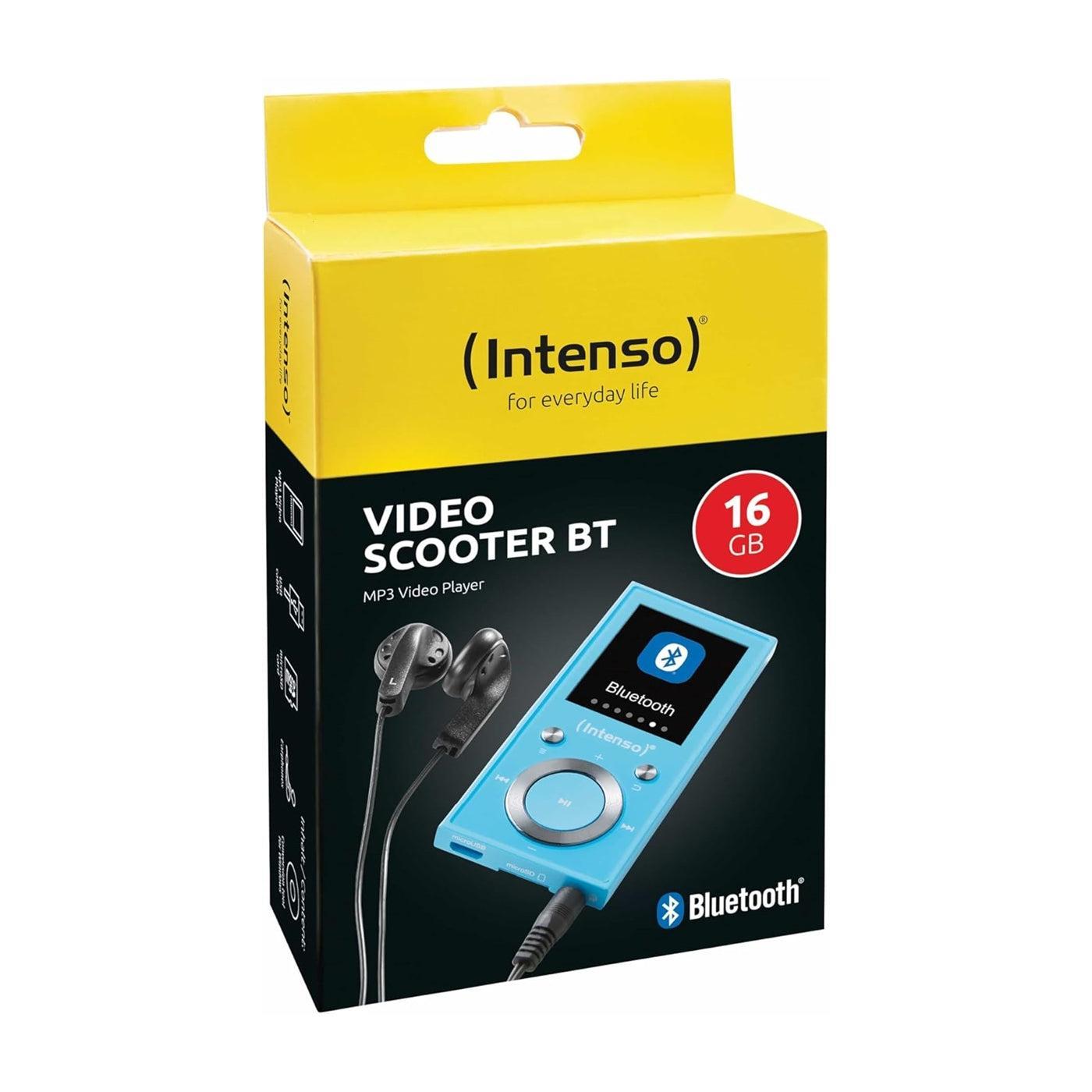 Intenso Video Scooter BT MP3 Video Player - 64 GB Blue