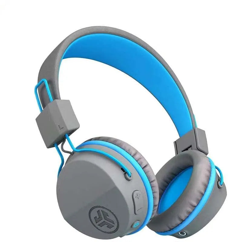 JLAB JBuddies Studio Kids On-Ear Wireless Headphones | Graphite / Blue