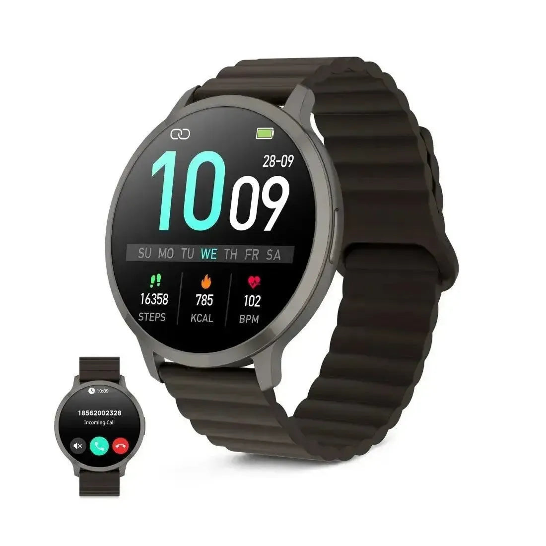 KSIX Core 3 Max Smartwatch 1.73" AMOLED 7-Day Battery Life Black