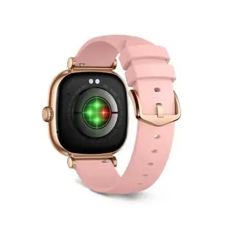KSIX IRIA Metal & Silicon Strap 1.7" AMOLED 4 Day Battery Smart Watch Pink