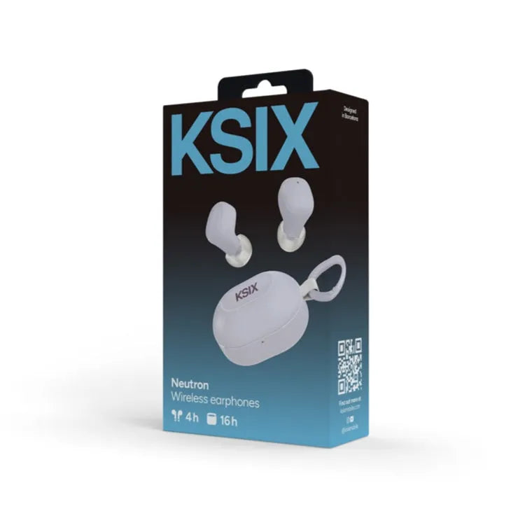 KSIX NEUTRON Wireless Earphones 20H Battery Calls Compact Calls USB-C Purple