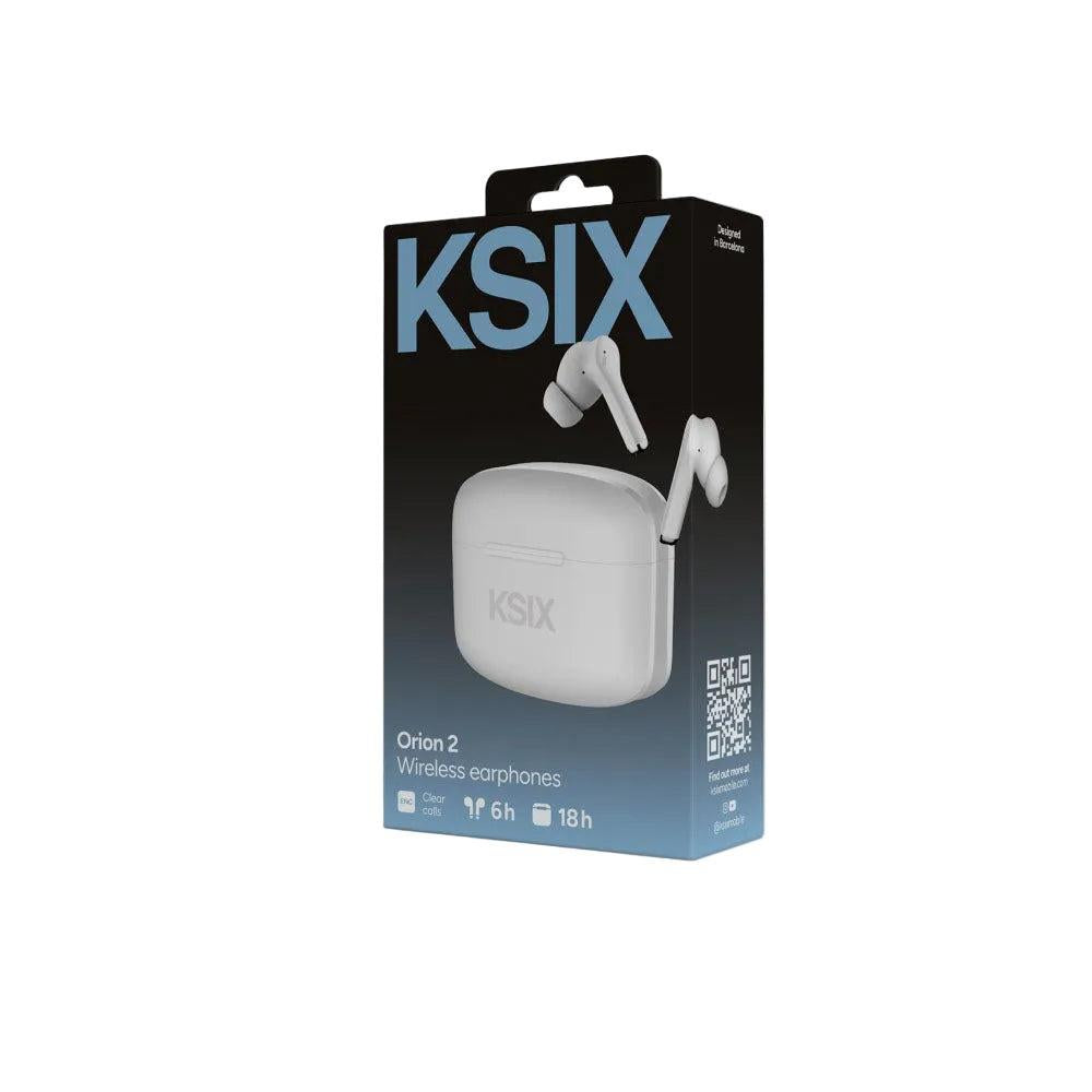 KSIX Orion 2 ENC Wireless Earphones White