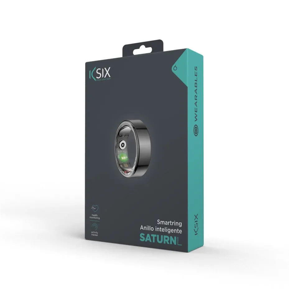 KSIX Saturn Smart Ring Size L 11 Black