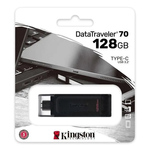 Kingston DataTraveler 70 128GB 3.2 Type-C Black