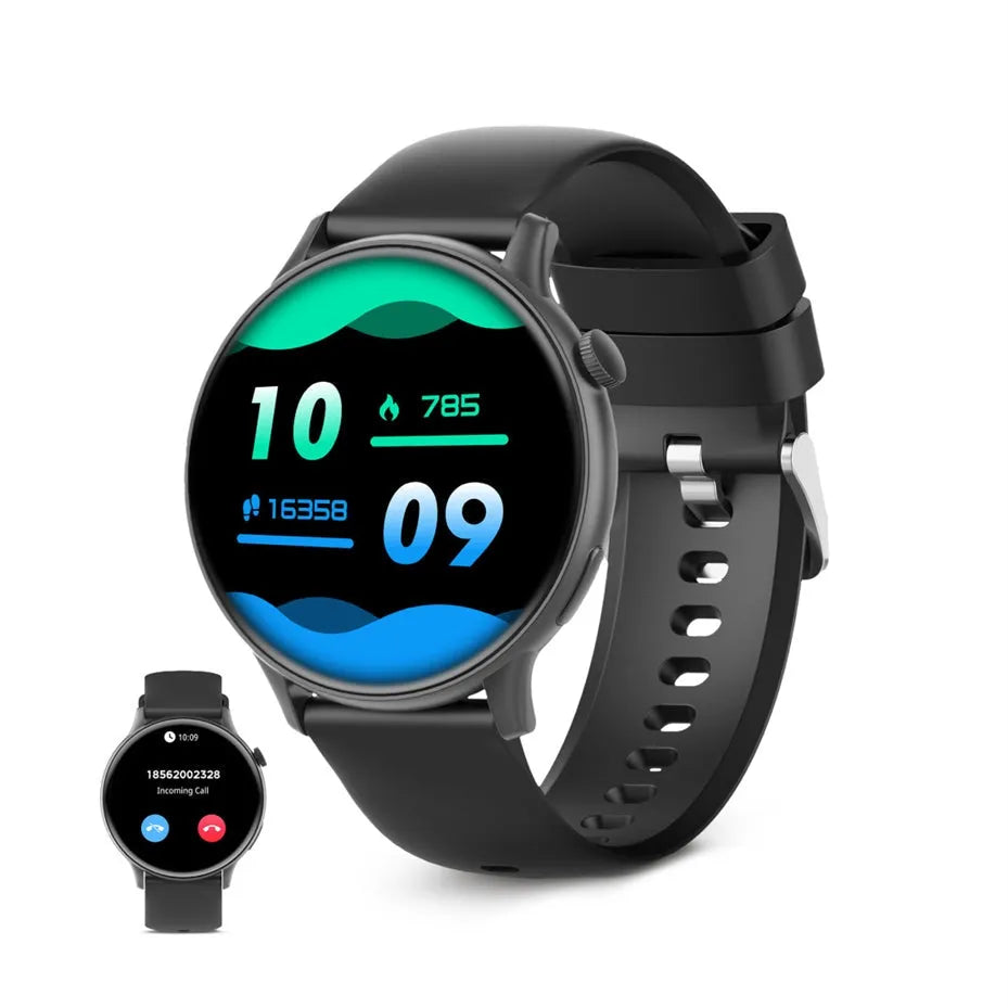 Ksix Core 2 Smartwatch, AMOLED Display 1.43’ Black