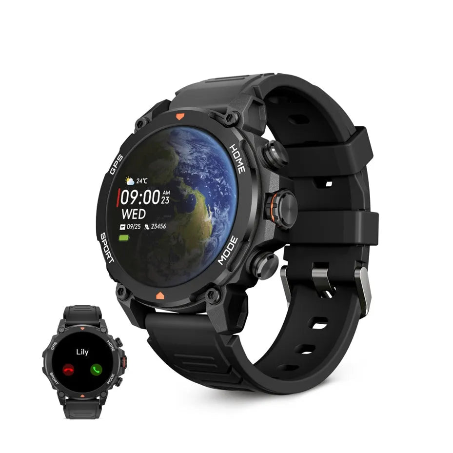 Ksix Explorer GPS Smartwatch 1.43’ AMOLED Display Black