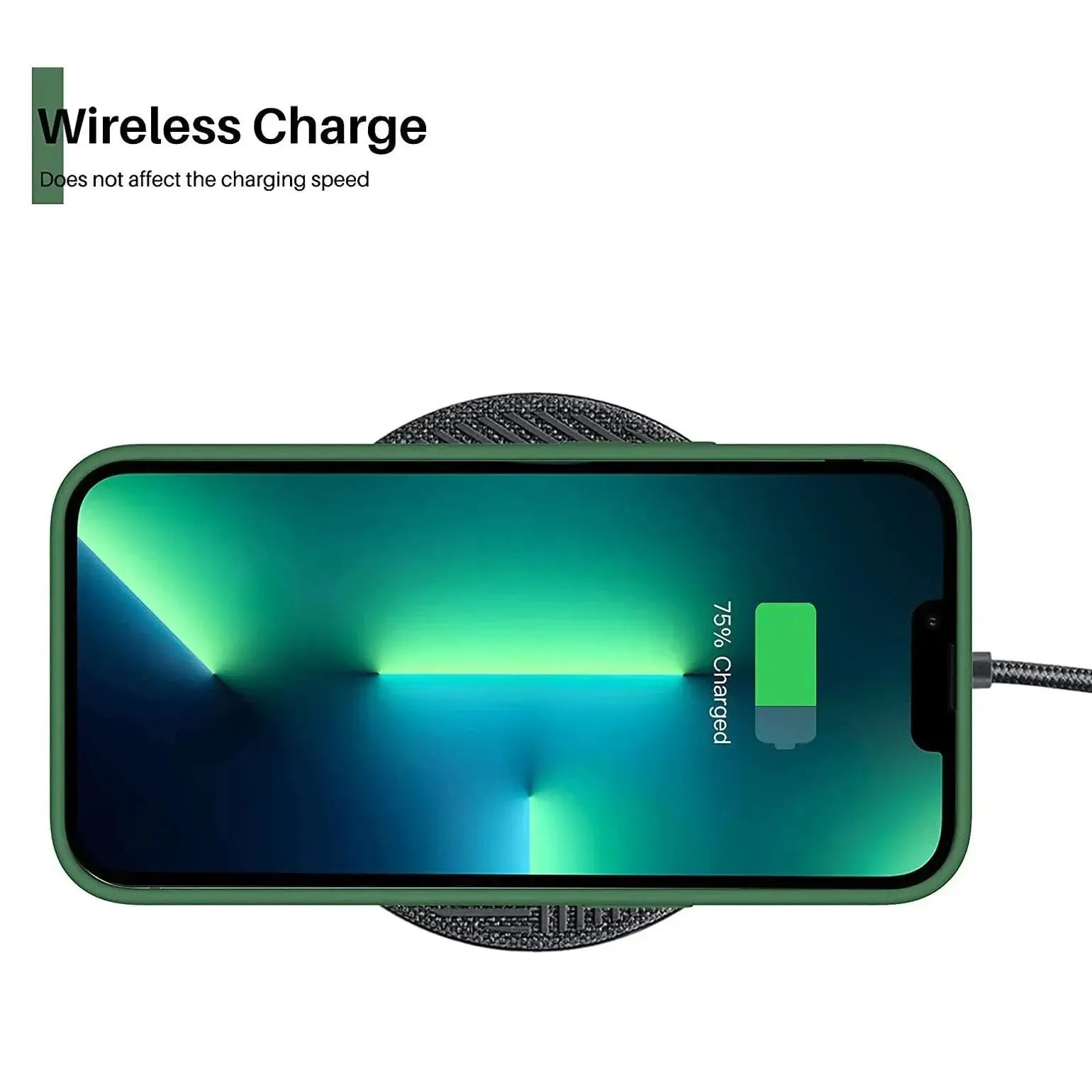 Liquid Silicone Case For Apple iPhone 13 Pro Luxury Shockproof Phone Cover Green