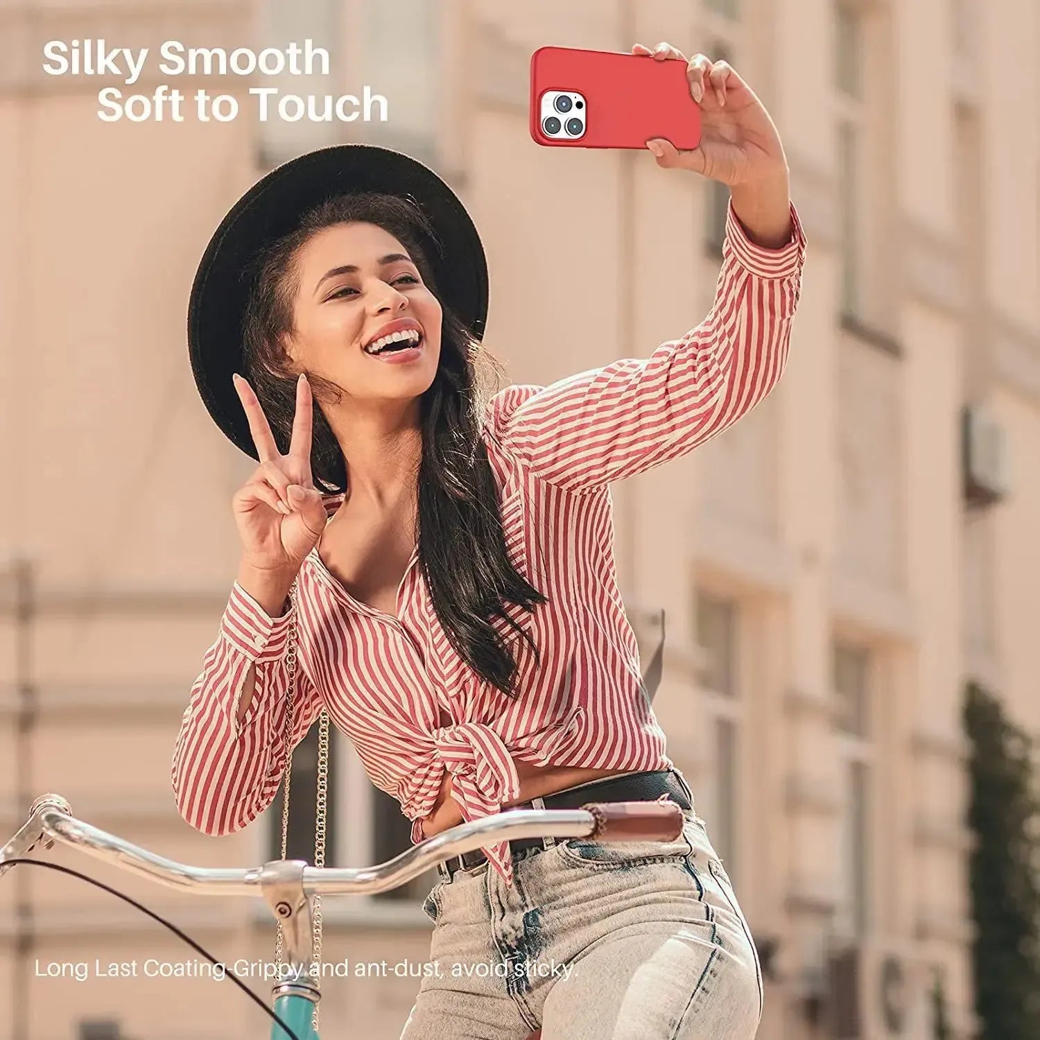 Liquid Silicone Case For Apple iPhone 13 Pro Luxury Shockproof Phone Cover Red