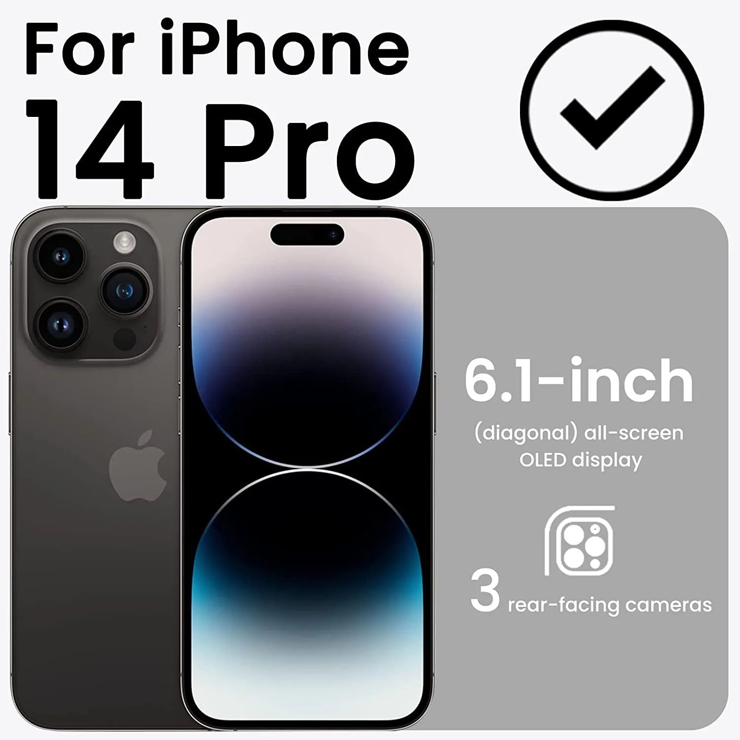 Liquid Silicone Case For Apple iPhone 14 Pro Luxury Thin Phone Cover Black