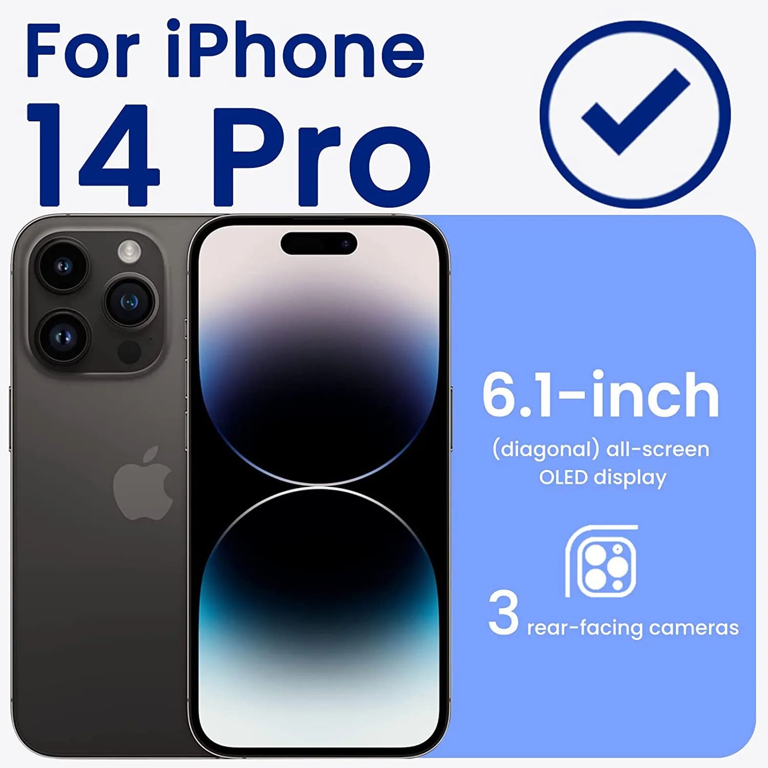 Liquid Silicone Case For Apple iPhone 14 Pro Luxury Thin Phone Cover Blue