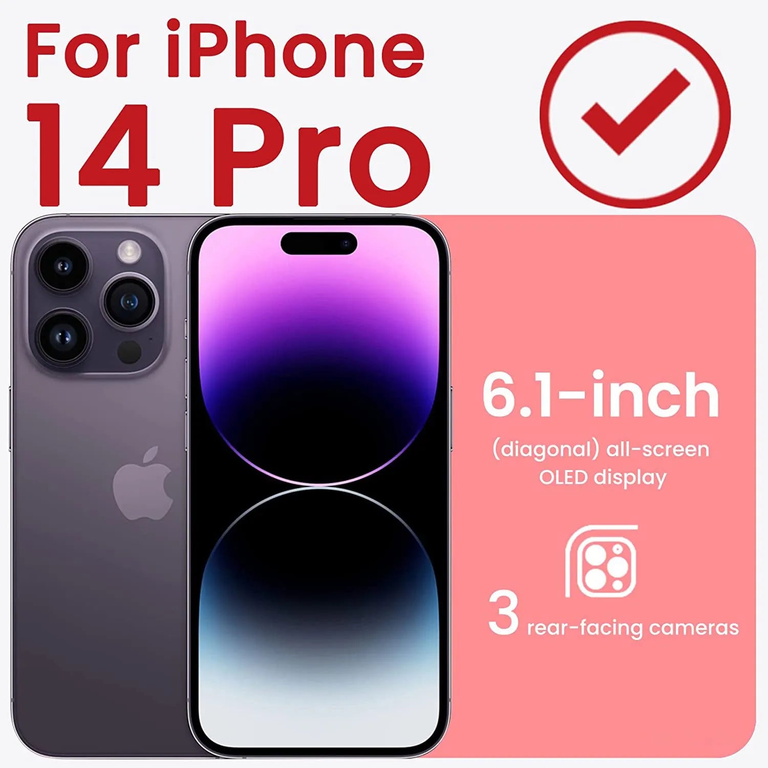 Liquid Silicone Case For Apple iPhone 14 Pro Luxury Thin Phone Cover Red