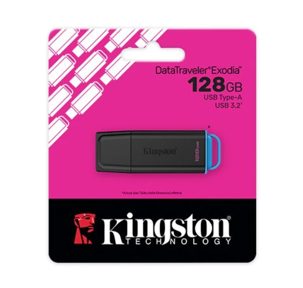 Kingston DataTraveler Exodia 128GB USB 3.2 Gen Black & Blue