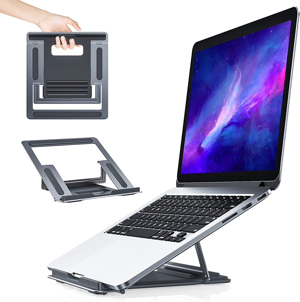 Notebook Metal Stand Laptop Metal Stand Deep Space Ash