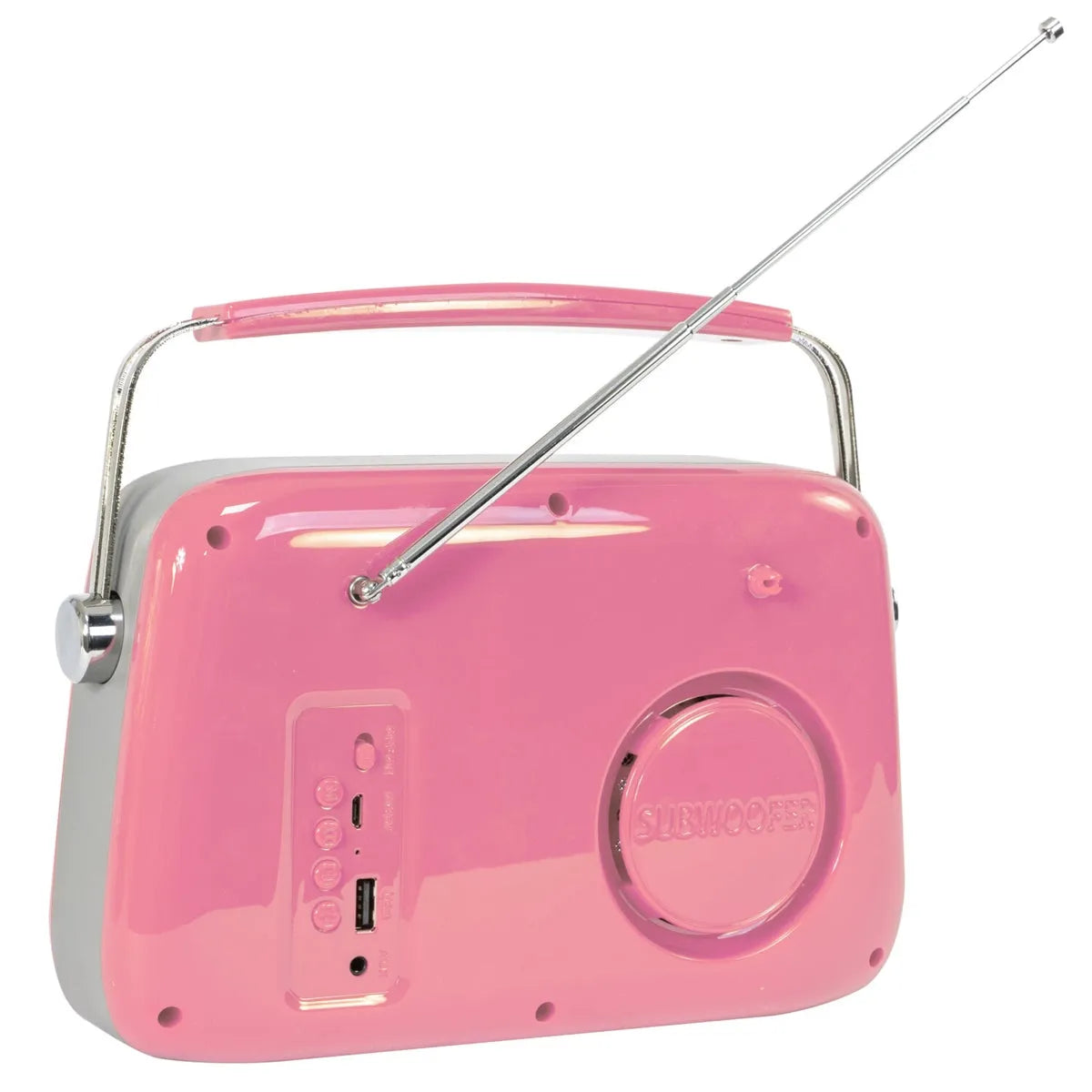 Madison FREESOUND-VR40 10-5566MA Portable Bluetooth Vintage Radio 30W Pink