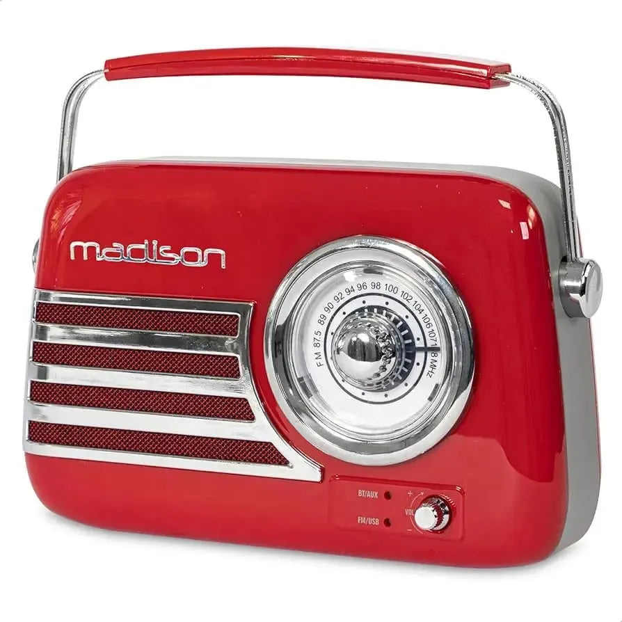 Madison FREESOUND-VR40R Bluetooth / FM Radio Red