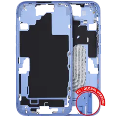 Mid Frame Housing W/ Small Parts For I Phone 16 (Eu / Global Version) (Used Oem Pull: Grade A) (Ultramarine)