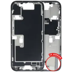 Mid Frame Housing W/ Small Parts For I Phone 16 Pro (Us Version) (Used Oem Pull: Grade B) (Natural Titanium)