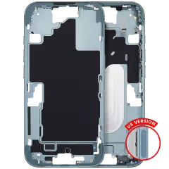 Mid Frame Housing With Power And Volume Button For I Phone 16 (Us Version) (Aftermarket Plus) (Teal)