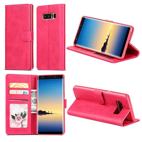 For Samsung Galaxy Note 8 N950F Wallet Case Rose
