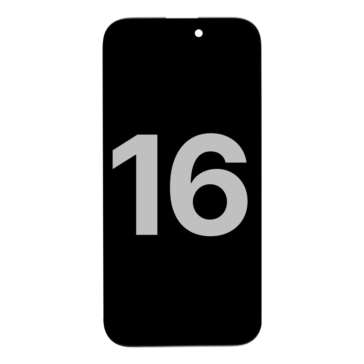 Oled Assembly Compatible For I Phone 16 With Light Sensor Flex Cable (Used Oem Pull: Grade A)
