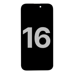 Oled Assembly Compatible For I Phone 16 With Light Sensor Flex Cable (Used Oem Pull: Grade A)