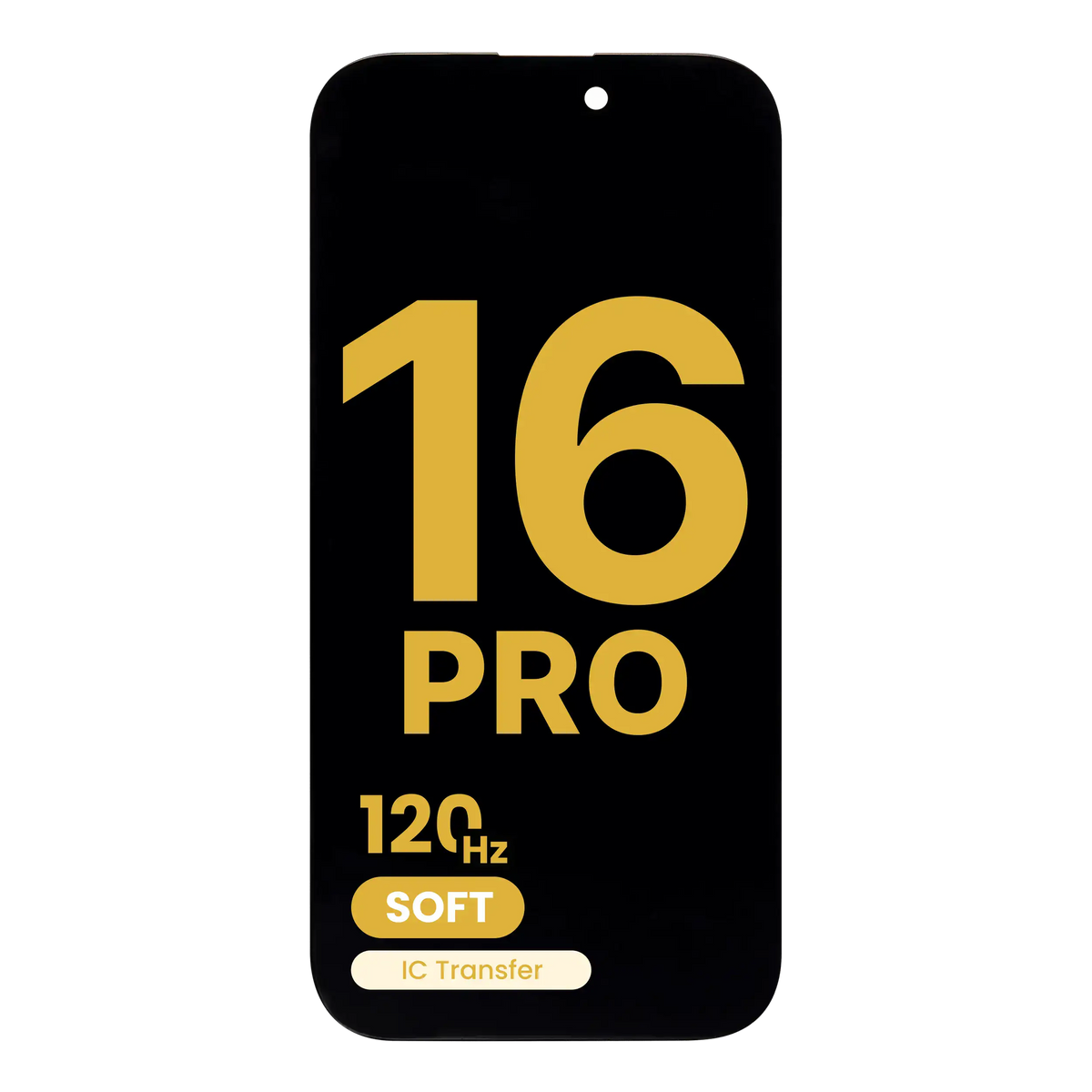 Oled Assembly For I Phone 16 Pro (Assembled: Soft) (120 Hz)