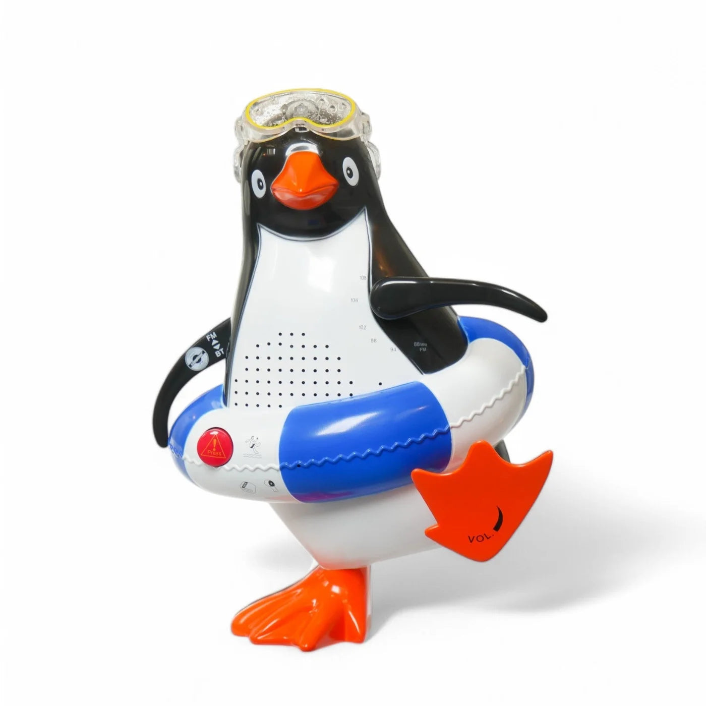 Penguin Shower Radio And Bluetooth Speaker - Blue