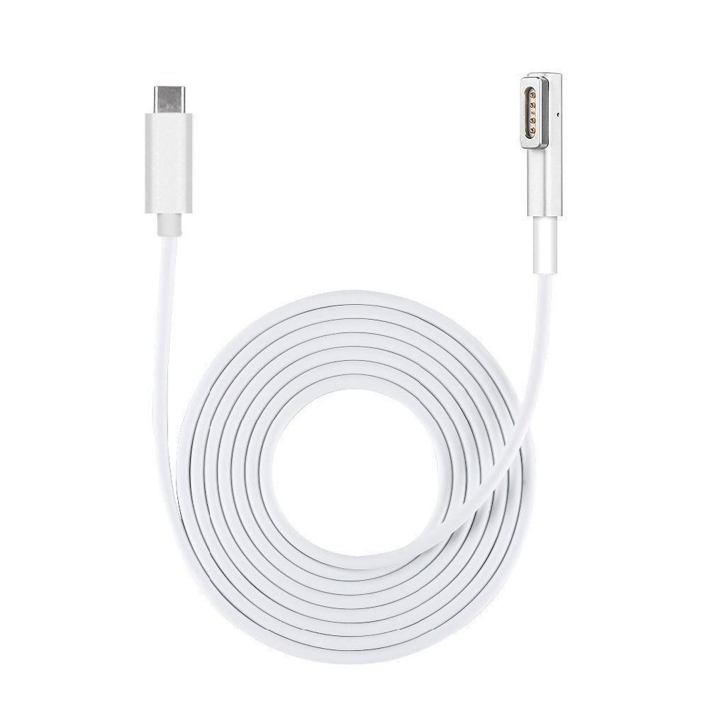 Magnetic Series Macbook Charging Cable Type-C to L-shaped Port Cable 1.8m White-www.firsthelptech.ie