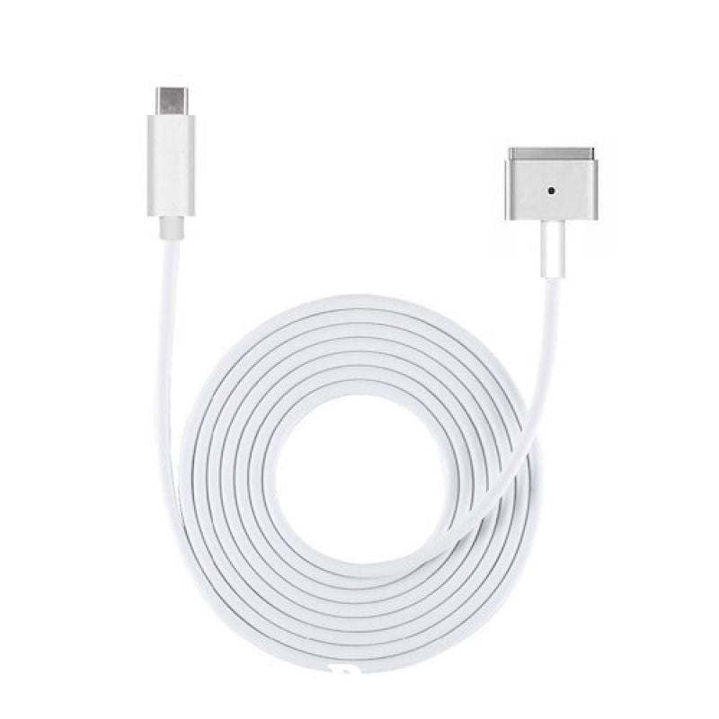 Magnetic Series Macbook Charging Cable Type-C to T-shaped Port Cable 1.8m White